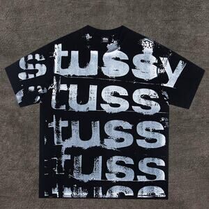 Stussy Men's Black Short-Sleeve T-Shirt